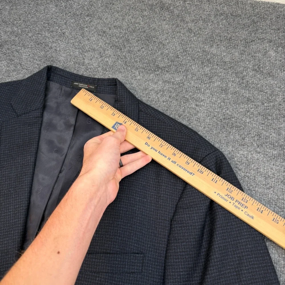 John Varvatos Blazer Mens 48R Made In Italy 100% Wool Jacket Tag 48R